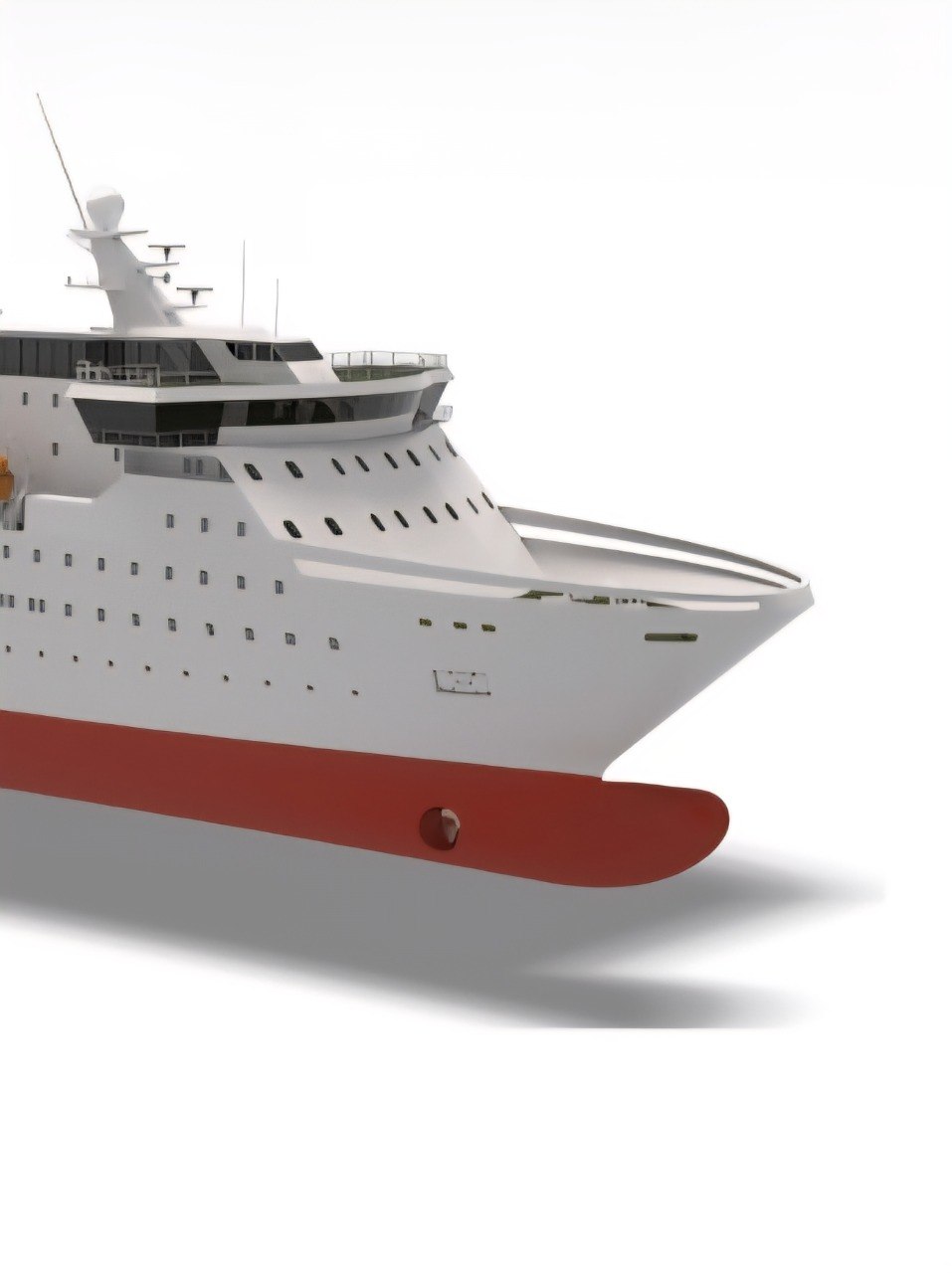 Lido deck with swimming pool, sun loungers and bar